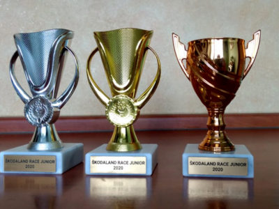 Krásné poháry jsou připraveny pro vítěze jednotlivých kategorií při 3.rocníku našeho závodu.